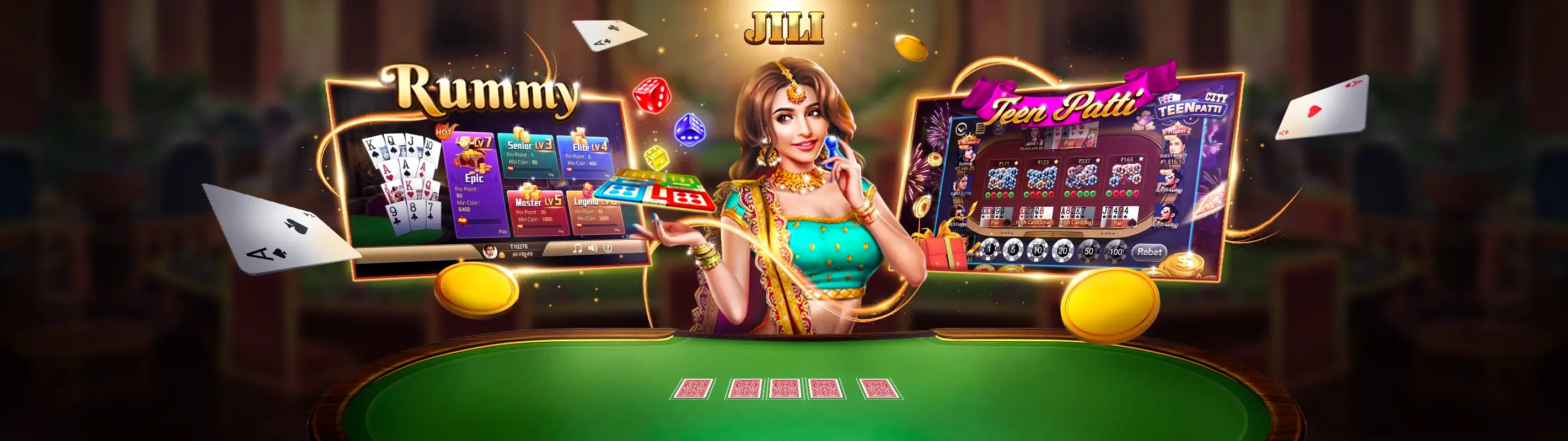 Hình nền casino VIP may mắn